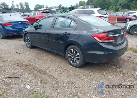 2013 Honda Civic Ex-L из США, поврежденный, VIN 2HGFB2F99DH516107
